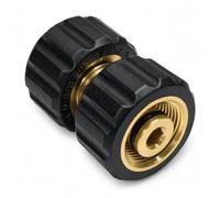 M&M Smartek Conector de manguera M22 a M22 IG (rosca interior) 4,8 cm de largo para/compatible con limpiadores de alta presión Kärcher K HD HDS & Kränzle hasta 275 bar/93 °C
