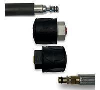 M&M Smartek Juego de adaptadores de extensión de manguera para Parkside a Kärcher Click Connect System, incluye acoplamiento M22 rosca