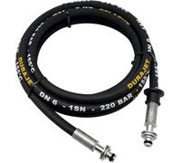 M&M Smartek Manguera de alta presión compatible con Kärcher HD 5/15 CX, 6/12-4 Plus, HDS 5/13 UX - Boquilla giratoria AVS de 11 mm, DN6 DURAJET, 220 bar, para hidrolimpiadoras de agua fría y caliente