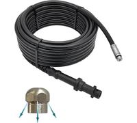 M&M Smartek manguera desatascadora 50 m boquilla espiral, para Kärcher | Kit desatascador con manguera, adaptadores y boquillas según variante; comprobar conexiones, presión, contenido y equipo.