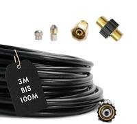 M&M Smartek manguera desatascadora 50 m, kit 5 piezas, para Kärcher/Kränzle