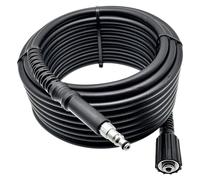 M&M Smartek manguera HP 8 m, 160 bar, para Black & Decker, alta presión | Manguera reforzada de alta presión con protección anti-dobleces; comprobar conexiones, presión, temperatura y equipo seguro.