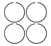 M METERXITY Juego de 4 anillos de pistón de 45 mm x 1,5 mm, anillos de pistón estándar, anillos de pistón, sierra eléctrica, sustituye a piezas de repuesto de motosierra [negro]