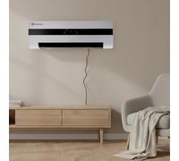 M Mimotec Calefactor Cerámico Eléctrico de Pared Dad 3000W, Silencioso <45 dB, con Control Remoto, Pantalla LED, Temporizador y Rejilla Oscilante, Ideal para Estancias de 20-35 m²