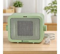 M mimotec - Calefactor Cerámico Eléctrico Green Scatola 1500W, Potencia Regulable 750-1500W, Silencioso, Protección Contra Sobrecalentamiento, Calefactor Portátil para Interior