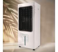 M mimotec - Climatizador Evaporativo Portátil Airmax 4800 m³/h Blanco, enfriador de Aire 30L Control Remoto, Silencioso, 100W, Bajo Consumo, ideal para Hogar, Oficina y Exteriores Cubiertos