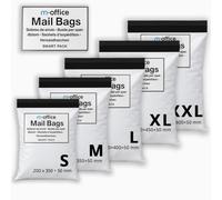 M-office Bolsa Envío 100 uds Mix 5 Tallas S-XXL - Sobres envíos | Bolsas ropa vinted | Embalaje paquetes Shipping bags | Envíos online