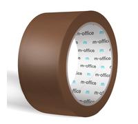 m-office Cinta Adhesiva, Cinta Adhesiva Marrón de Embalar, Rollo de Cinta para Embalaje de Cajas, Envíos, Mudanzas y Manualidades, Precinto Seguro y Resistente, Cinta Adhesiva, unidades variables, med