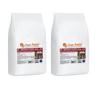 M-REFRACTARIO GRIS de Tecno Prodist (SACO 10 + 10 Kg) Mortero refractario especial para ladrillos refractarios y enlucidos en zonas que alcancen altas temperaturas como barbacoas, hornos o chimeneas