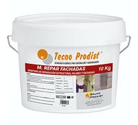 M-REPAR FACHADAS de Tecno Prodist - (10 Kg) - Mortero estructural para reparaciones de fachadas, cornisas, pilares. - Contiene cemento, áridos y fibras especiales
