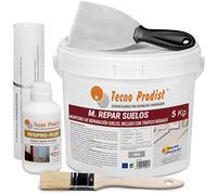 M-REPAR SUELOS de Tecno Prodist (5 Kg + Kit) - Mortero de reparación suelos hormigón o cemento, incluso con tráfico rodado (transitable por vehículos en 2 horas)