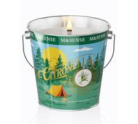 M&SENSE Velas Citronela, Verbena y Rosa Gigante 1176g, 220H Larga Duracion Cera de Soja Natural, Vela Decorativa XXL con Asa para Exterior y Hogar, Velas Aromáticas Grandes