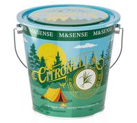 M&SENSE Velas de citronela al aire libre, 250 horas de combustión natural de aceite de citronela, vela de soja para patio, camping, 1.134 g, velas grandes de verano de hierba de limón de larga