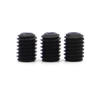 M1.6-M12 DIN916 Negro Grado 12.9 Acero Hexágono Socket Allen Cup Point Grub Tornillo Set Bolt(M1.6 10pcs,50mm)