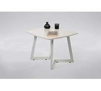 M2 Kollektion Tíbet 1 Mesa de café, Metal, Blanco, 60x46x60