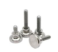 M2 M2.5 M3 M4 M5 M6 M8 M10 304 A2-70 Acero inoxidable apretar a mano tornillo de pulgar cortina pared vidrio ajustar tornillo de pulgar DIN464(20mm,2pcs M3)