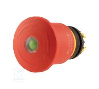 Eaton Pulsador Parada de Emergencia M22-PVT45P-MPI 45 mm, indicador mecánico, rearme por giro