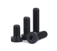 M3 - M12 8.8 Grado Acero Negro Hexágono Zócalo Delgado Bajo Perfil corto Cabeza Allen Tornillo de cabeza hexagonal
