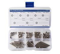 M3 pin-in-torx seguridad tornillos surtido Kit acero inoxidable, unidades 80 piezas