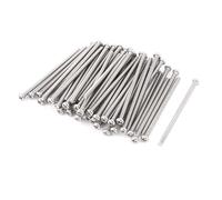 M3x60mm 304 Acero Inoxidable Tornillos De Cabeza Alomada Tornillo 60 Pcs