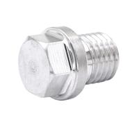 M8-M36 Macho métrico 304 Tapón de extremo con brida hexagonal avellanado de acero inoxidable