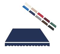 MACAGGTNTU Toldo Retráctil Recambio De Tela 200 240 300 350 400cm Cubierta del Toldo De La Sombra del Sol, Lona Recambio Jardín Patio Terraza Balcón(Dark Blue,8x7ft/245x210cm)