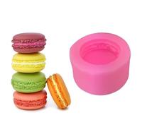 Macaron Style Molde, Macarons Fabricante Molde de Silicona | Muy Seguro, Duradero, Resistente e Irrompible | Muffin Cupcake Decoración Moldes De Chocolate Para Hogar Cocina 5,5 x 3 cm