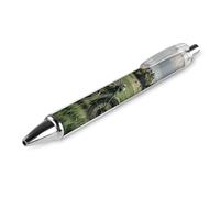 maccbn 1 bolígrafo retráctil de gel de 0,5 mm, tinta negra líquida, suave, para deportes, motocicletas, con agarre ergonómico cómodo, de secado rápido y sin manchas, recargable, para oficina para