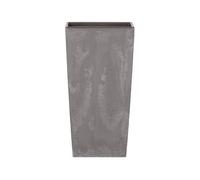 Prosperplast Maceta Alta 26,6 L Urbi Square Effect Plástico Terracota Gray