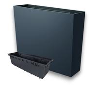 Maceta alta Urbi Case T DUC600T con inserto | Antracita