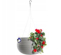 Maceta colgante KADAX, semáforo, maceta colgante, 32 cm, gris claro