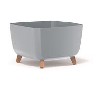 Maceta Cuadrada Baja con Patas para Interior y Exterior 4 Colores 3 Tamaños