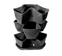 Maceta de Hierbas Universales Coubi Triple Antracita DKN3003-426U