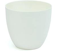 maceta de inyeccion modelo cuenco ø26cm color blanco