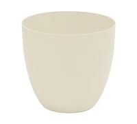 maceta de inyeccion modelo cuenco ø26cm color ecru