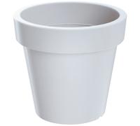 Maceta de Plastico Lofly en Color Gris 13.4x13.4x12 Cm - Prosperplast White