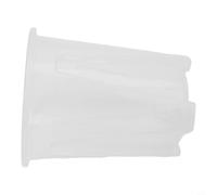 Maceta de plástico transparente con agujeros de drenaje, maceta transparente para orquídeas, adecuada para suculentas, contenedor transpirable para interiores y exteriores (16 cm)