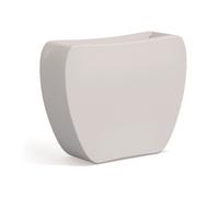 Maceta de resina 100x31 cm Blanco mod. Heart