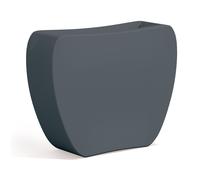 Maceta de resina 100x31 cm Gris mod. Heart