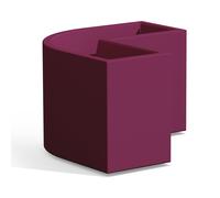 Maceta de resina 80 cm Varios colores disponibles mod. Flowerpot Angular