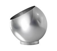 Maceta Globe de AYTM, Ø 30 cm, plateada, acero inoxidable