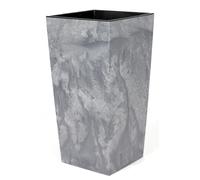 Maceta Alta Prosperplast Urbi Square Effect de Plástico Terracota 49L Gray