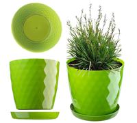 Maceta KADAX, una maceta para flores con posavasos