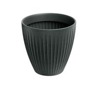 Maceta latia round midl ø40x40 grafito granito