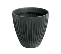 Maceta latia round midl ø48x48 grafito granito