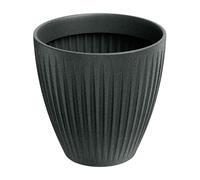 Maceta latia round midl ø60x58 grafito granito