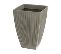 Maceta latia square high ø40x40 mocca