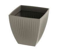 Maceta latia square midl ø48x48 mocca