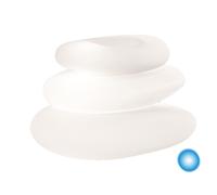 Maceta luminosa de resina 75x62 decoración feng shui en varios colores mod. E...