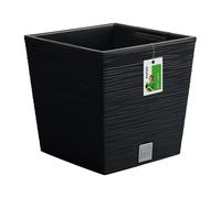Prosperplast Macetero colección Furu color antracita con depósito 29,5 x 29,5 x 29 cm 14 L